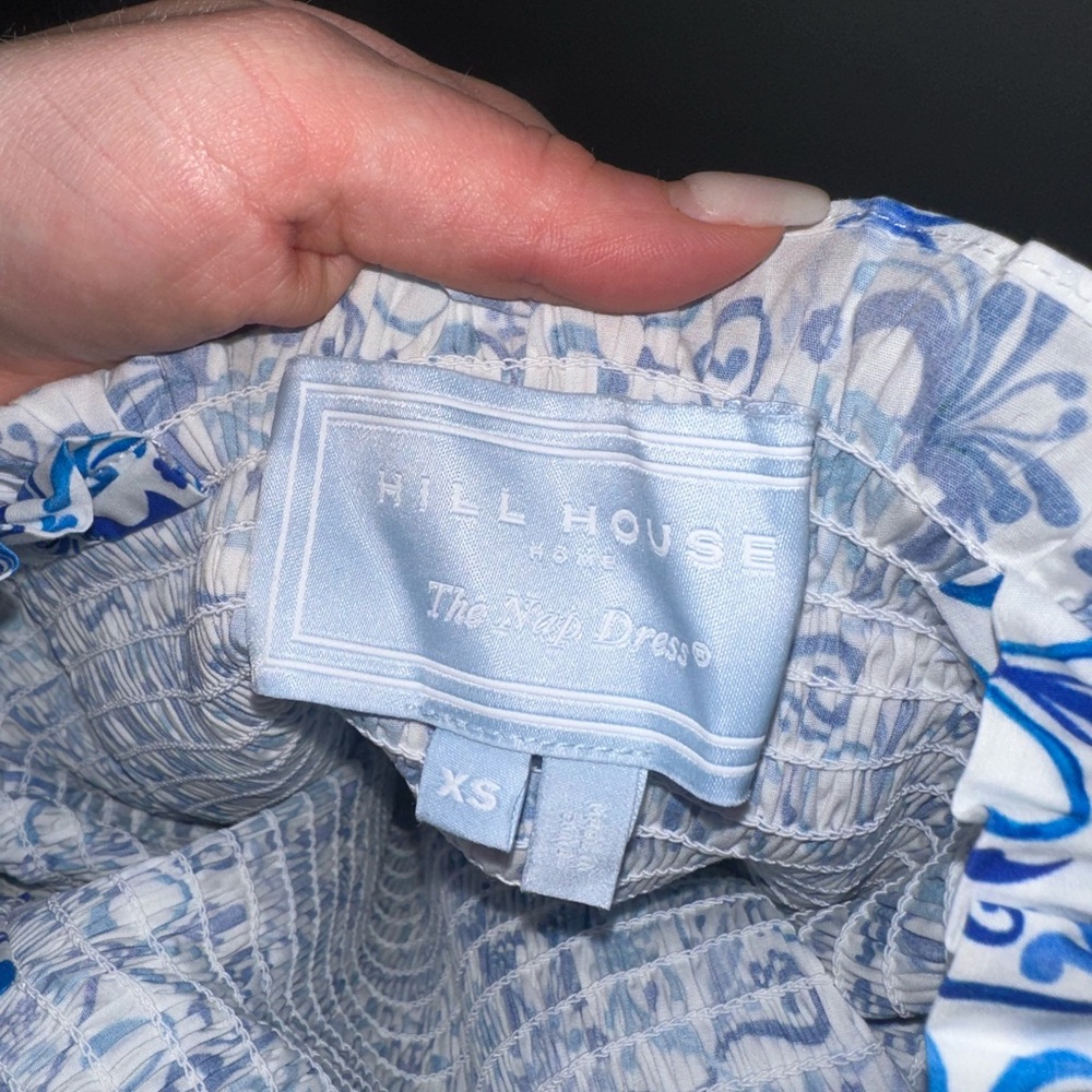Hill House Blue and White Nap Dress - Picture 4 of 4